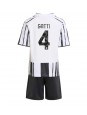 Juventus Federico Gatti #4 Replika Hemmakläder Barn 2025-26 Kortärmad (+ byxor)